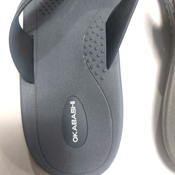 Black and Gray Flip Flops Size XL - Picture 8 of 10